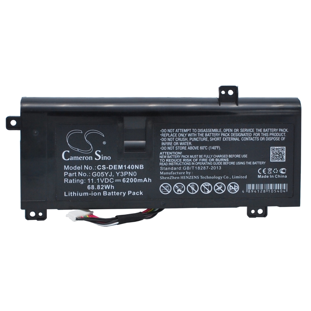 Notebook batterij DELL CS-DEM140NB