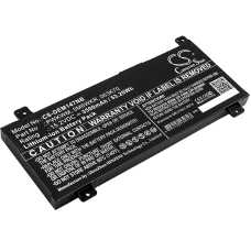 Compatibele batterijvervanging voor DELL 063K70,0M6WKR,63K70,M6WKR,PWKWM