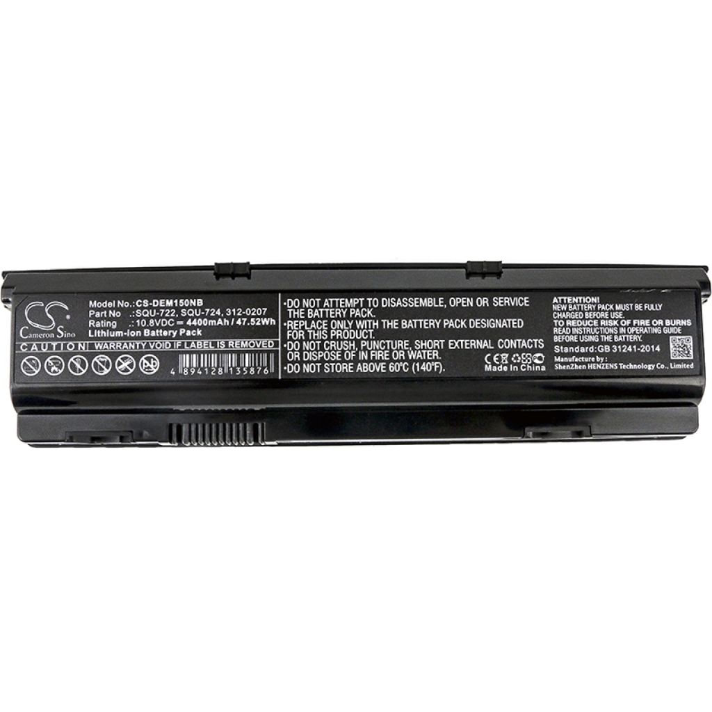 Notebook batterij DELL CS-DEM150NB