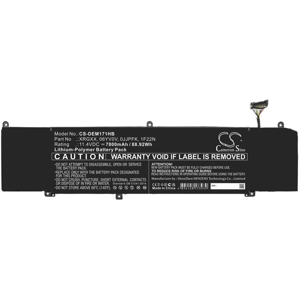 Notebook batterij DELL ALW17M-R3735S