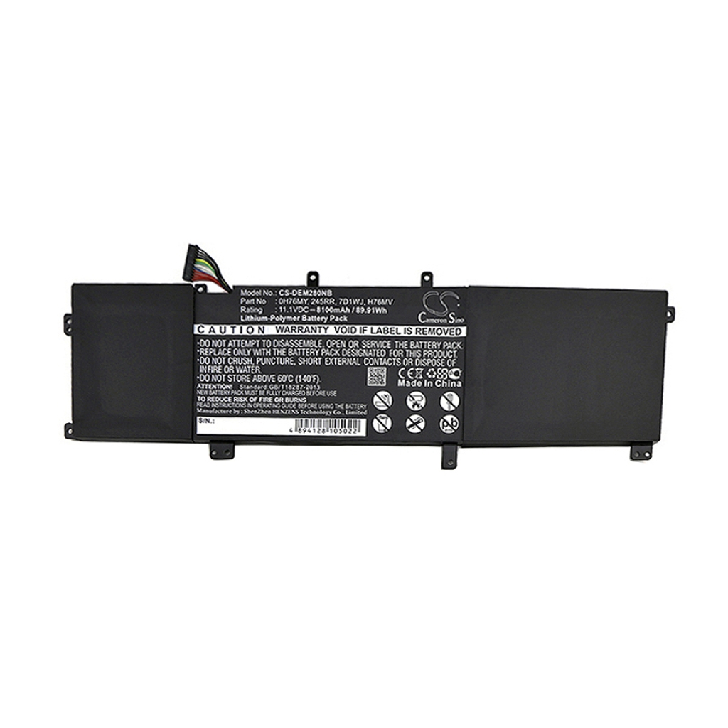 Notebook batterij DELL Precision M3800