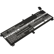 Compatibele batterijvervanging voor DELL 07D1WJ,0H76MY,451-BBEK,7D1WJ,CN-0T0TRM...