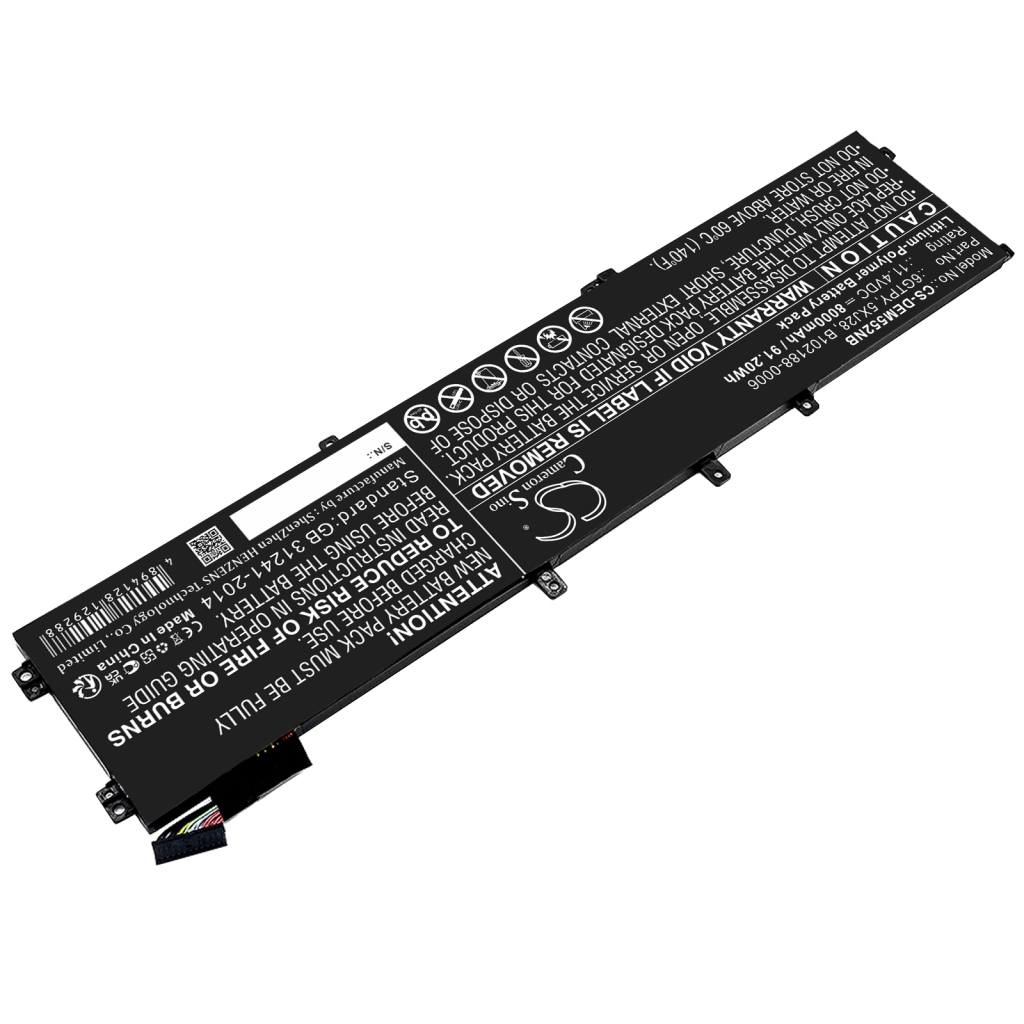 Notebook batterij DELL XPS 15-9560-D1745