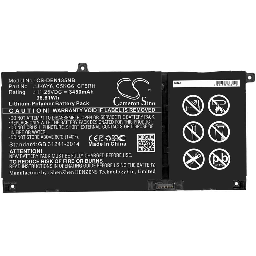 Batterijen Vervangt JK6Y6