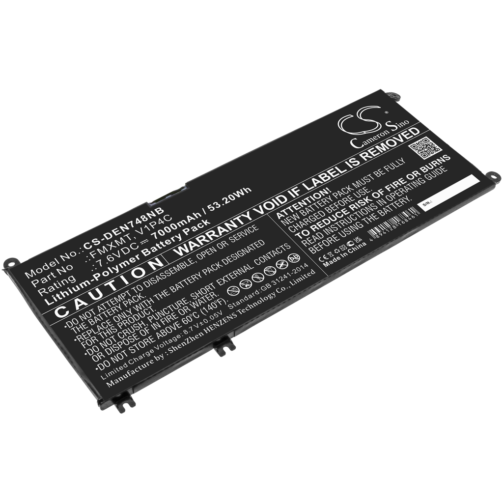 Notebook batterij DELL CS-DEN748NB