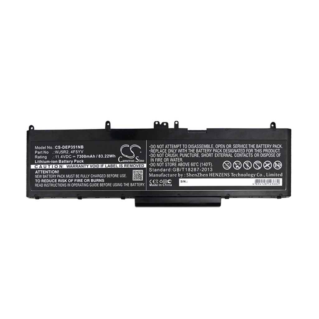 Notebook batterij DELL CS-DEP351NB