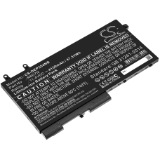 Compatibele batterijvervanging voor DELL 49HG8,H82T6,K7C4H,R8D7N,TNT6H...