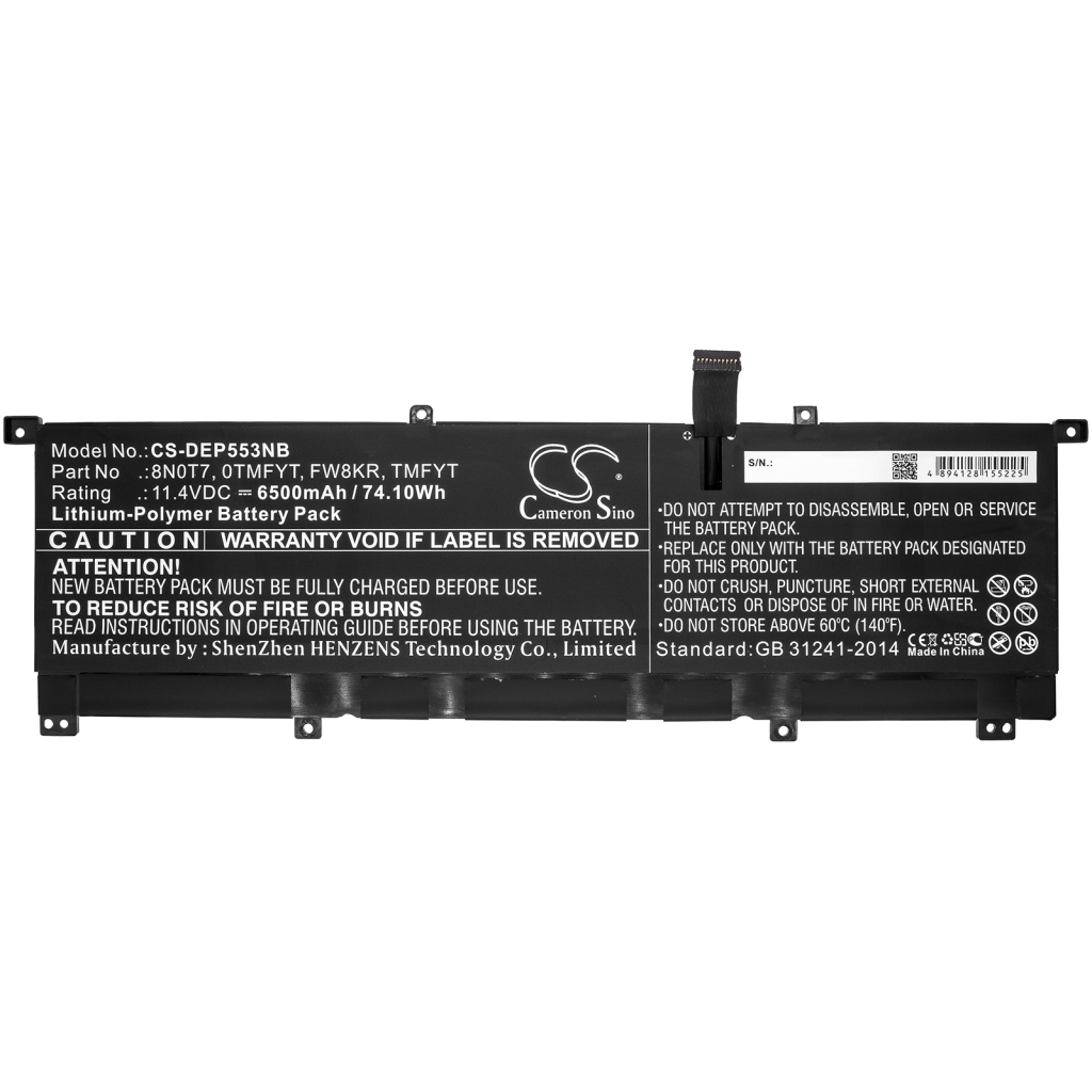 Notebook batterij DELL XPS 15 9575