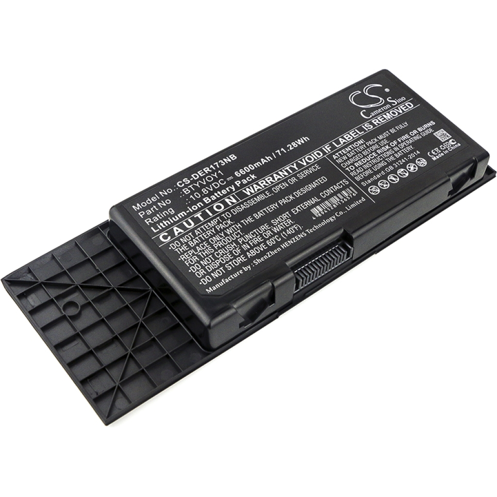 Notebook batterij DELL CS-DER173NB