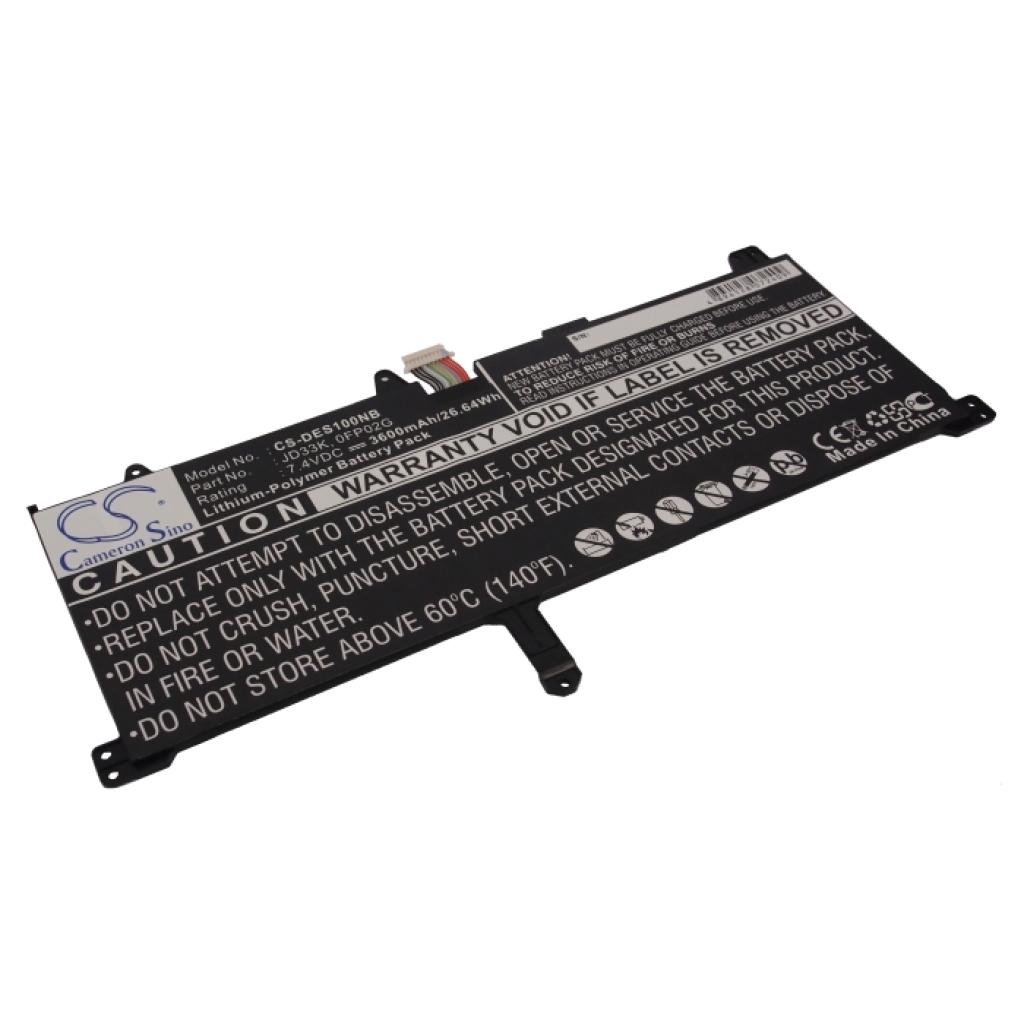 Notebook batterij DELL CS-DES100NB