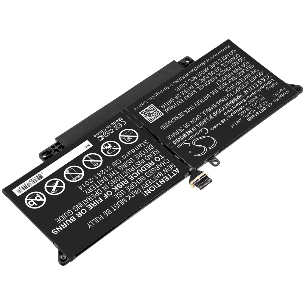 Notebook batterij DELL CS-DET810NB