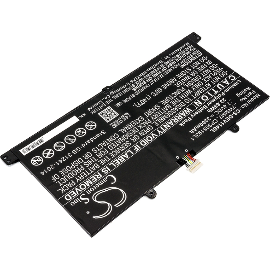 Tablet batterijen DELL CS-DEV114SL