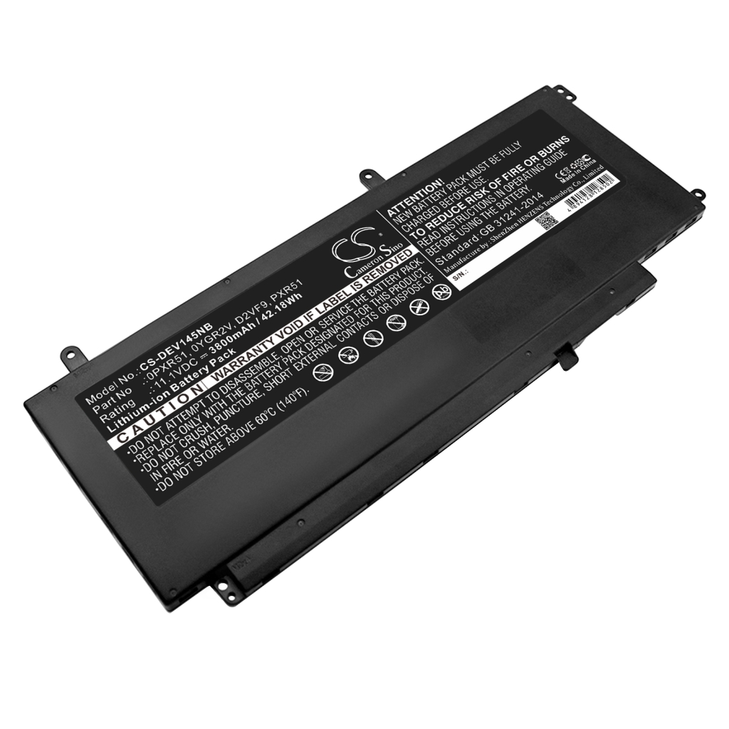 Notebook batterij DELL CS-DEV145NB