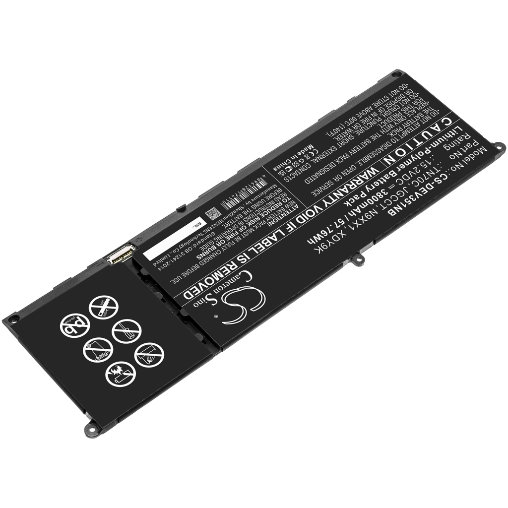 Notebook batterij DELL CS-DEV351NB