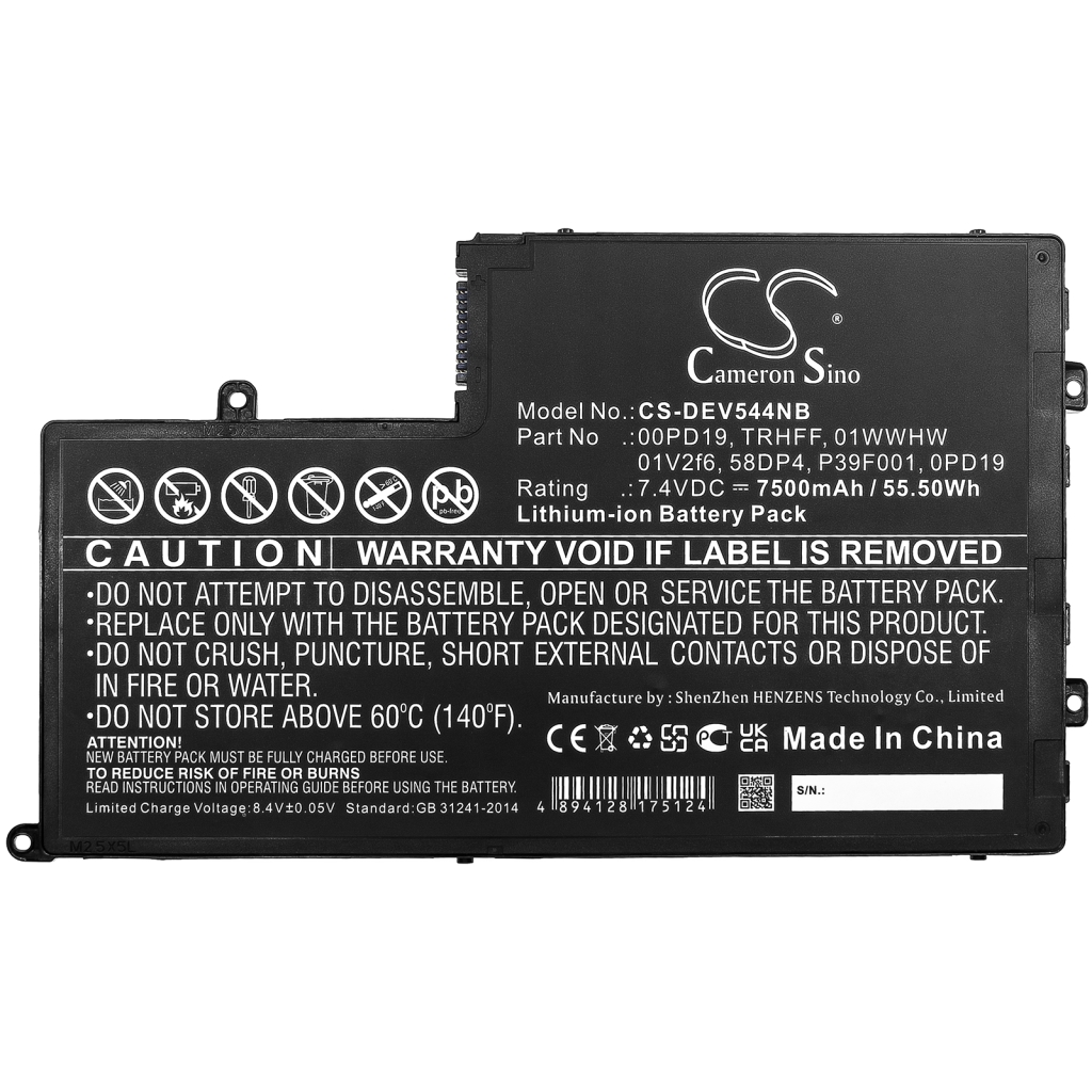 Notebook batterij DELL INS14MD-1328R