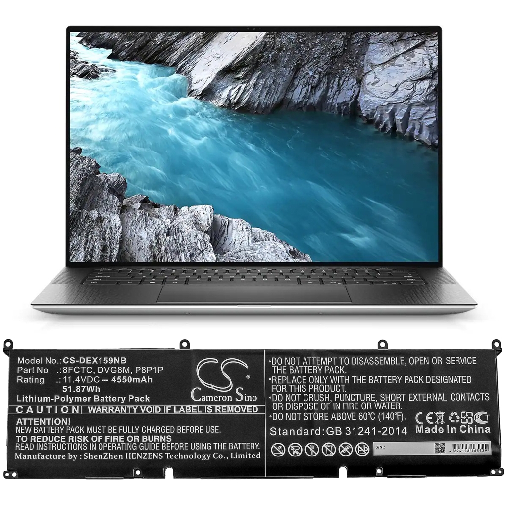 Notebook batterij DELL CS-DEX159NB