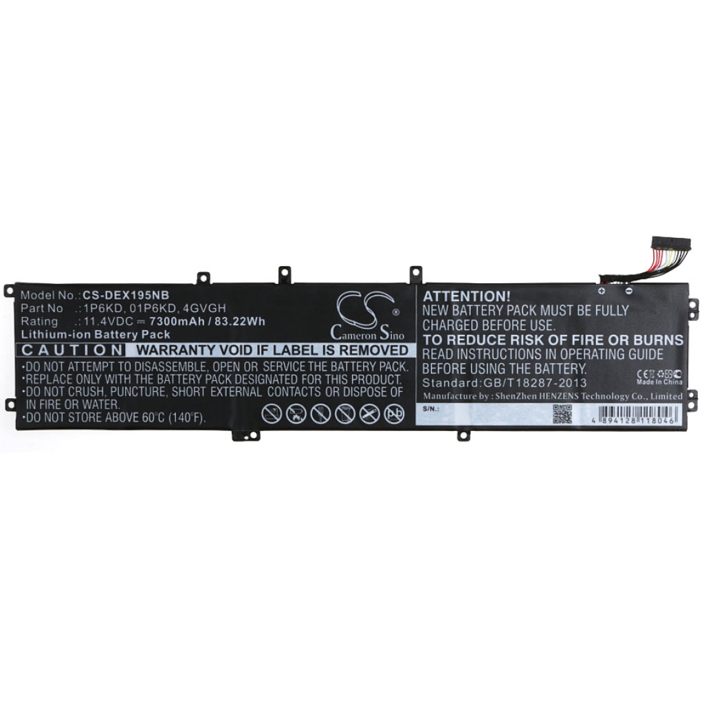 Notebook batterij DELL XPS15 9550