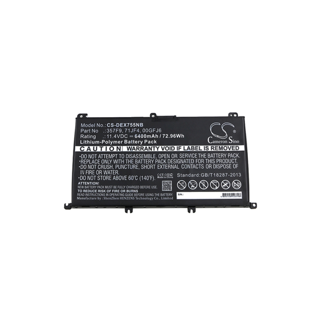 Notebook batterij DELL CS-DEX755NB