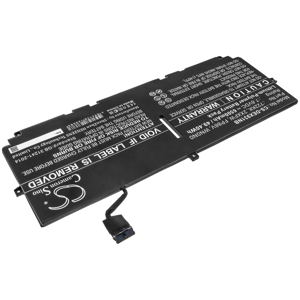 Notebook batterij DELL XPS 13 9310