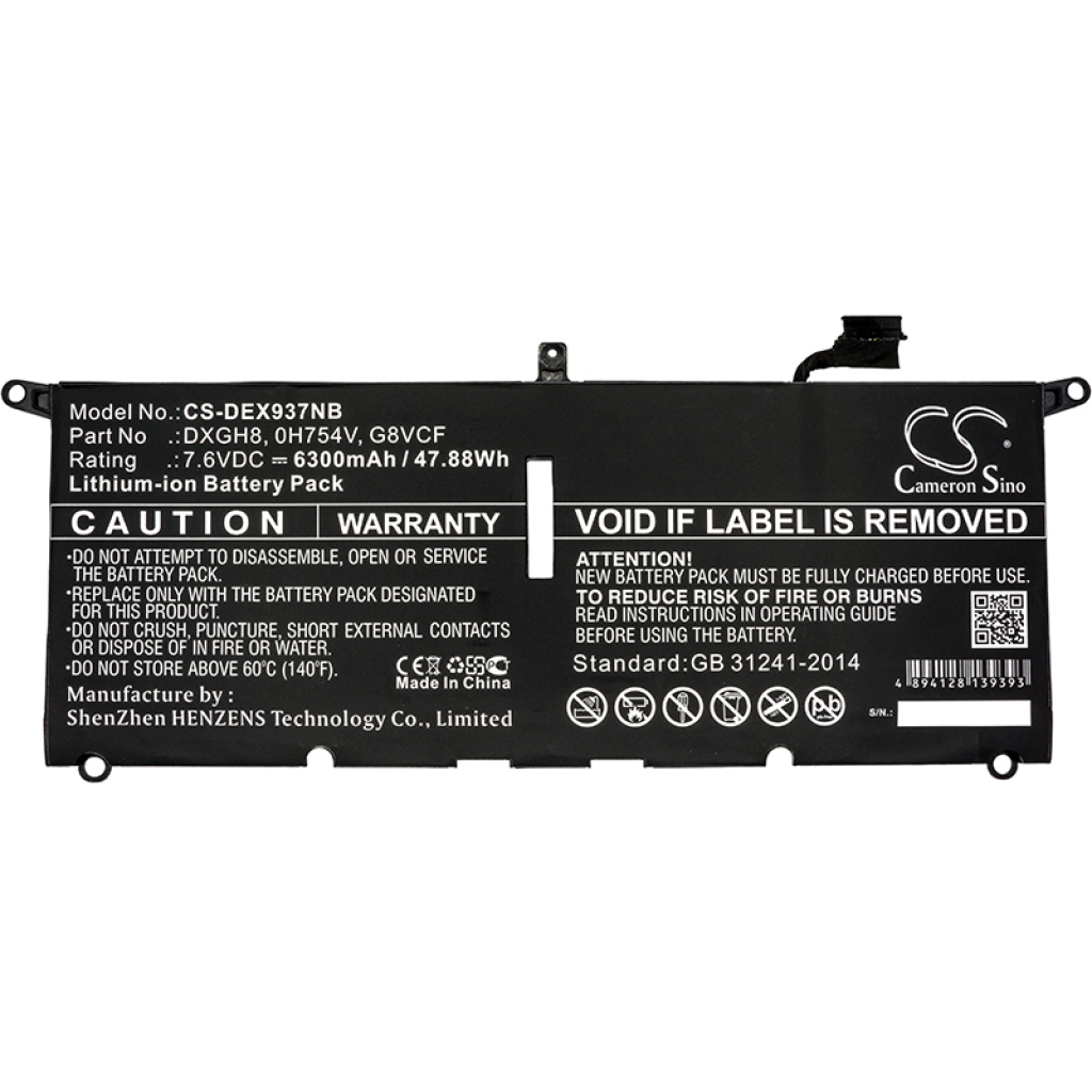 Notebook batterij DELL XPS 13 9370