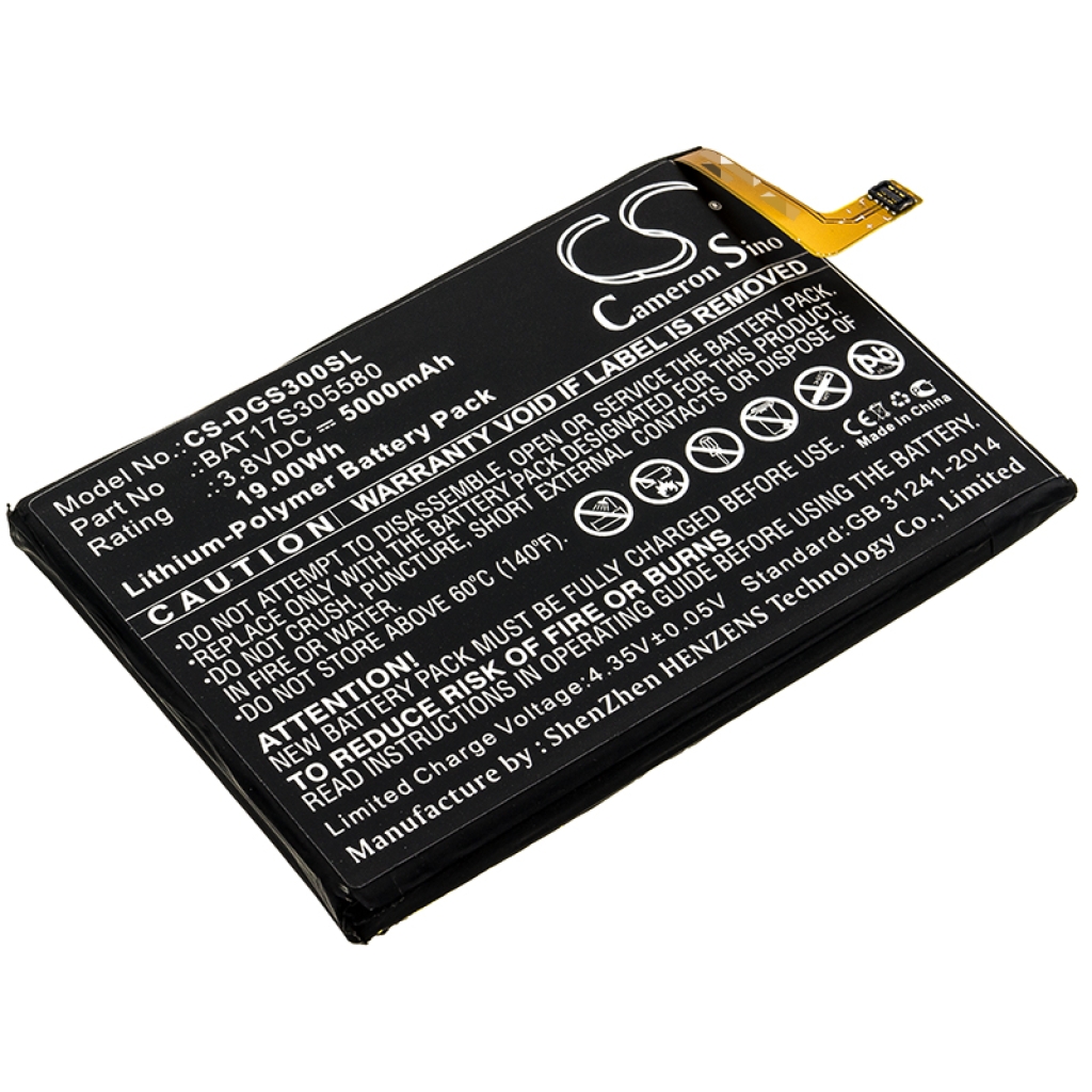 Batterij voor mobiele telefoon Doogee CS-DGS300SL