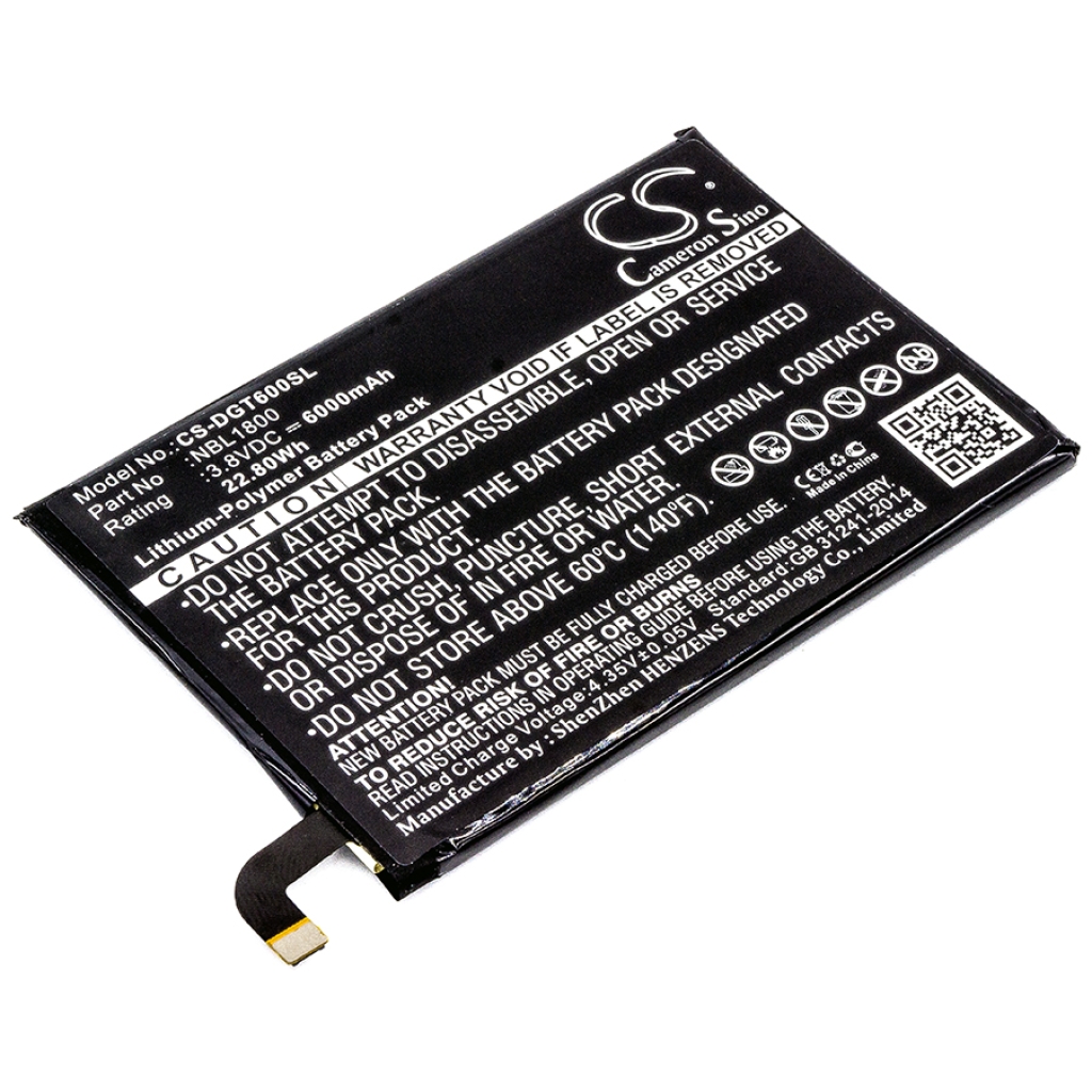 Batterij voor mobiele telefoon Doogee CS-DGT600SL