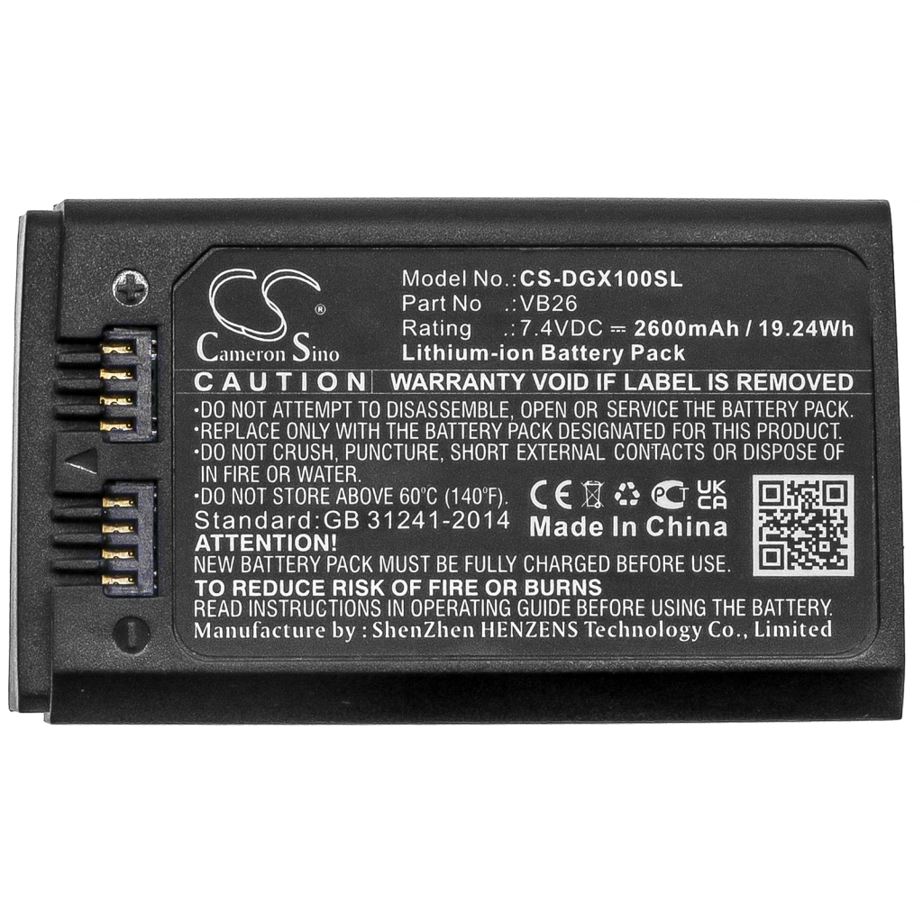 Batterij voor camera Godox CS-DGX100SL