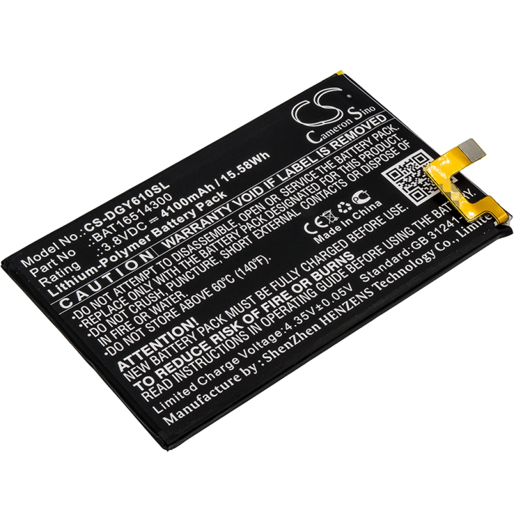 Batterij voor mobiele telefoon Doogee CS-DGY610SL