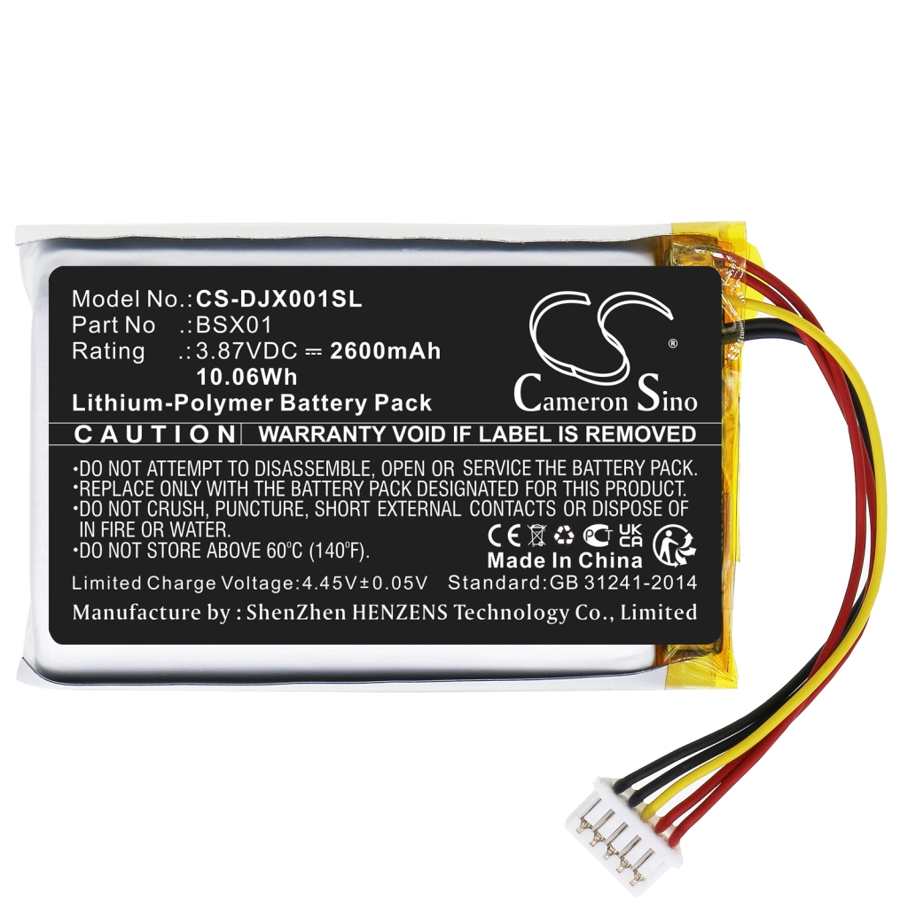 Microfoon batterij Dji CS-DJX001SL