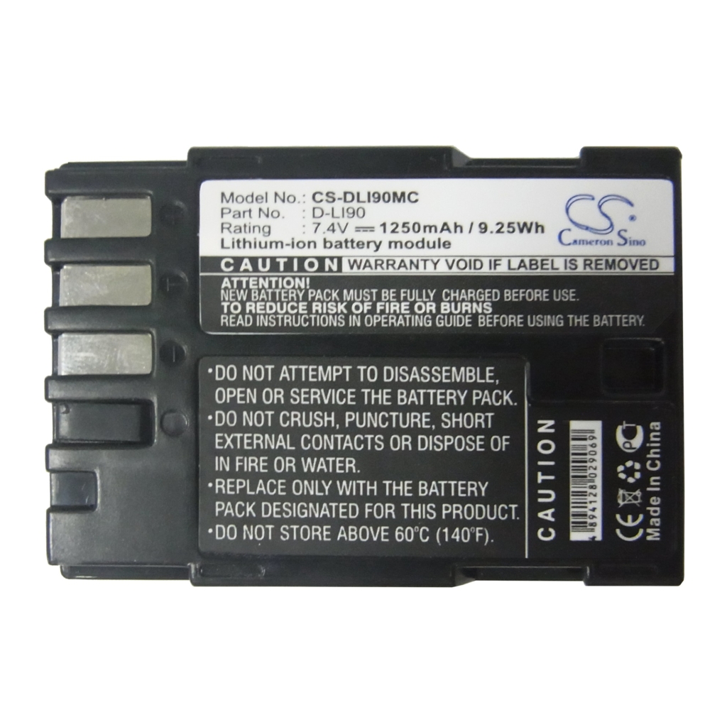 Batterij voor camera PENTAX CS-DLI90MC