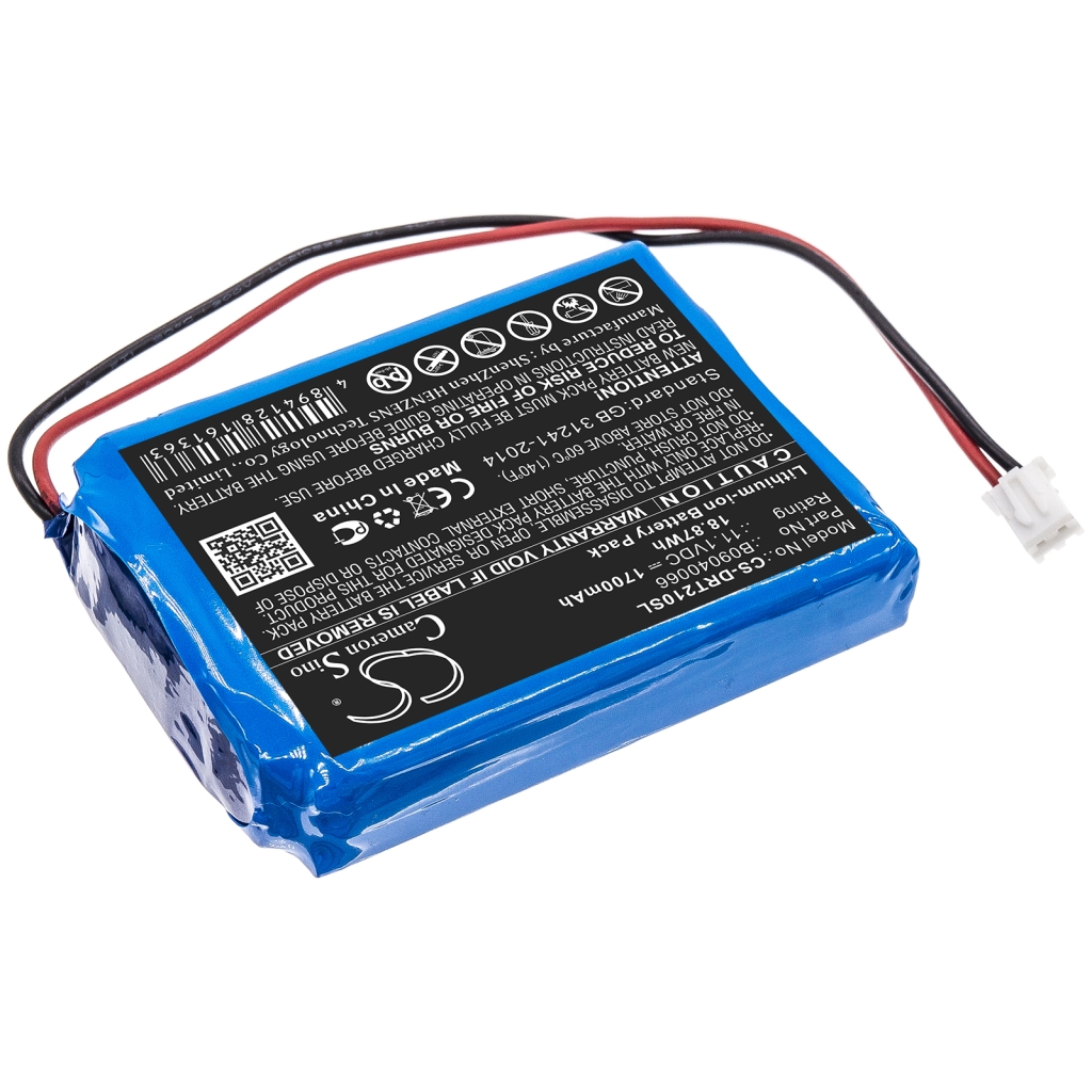 Compatibele batterijvervanging voor Deviser B09040066