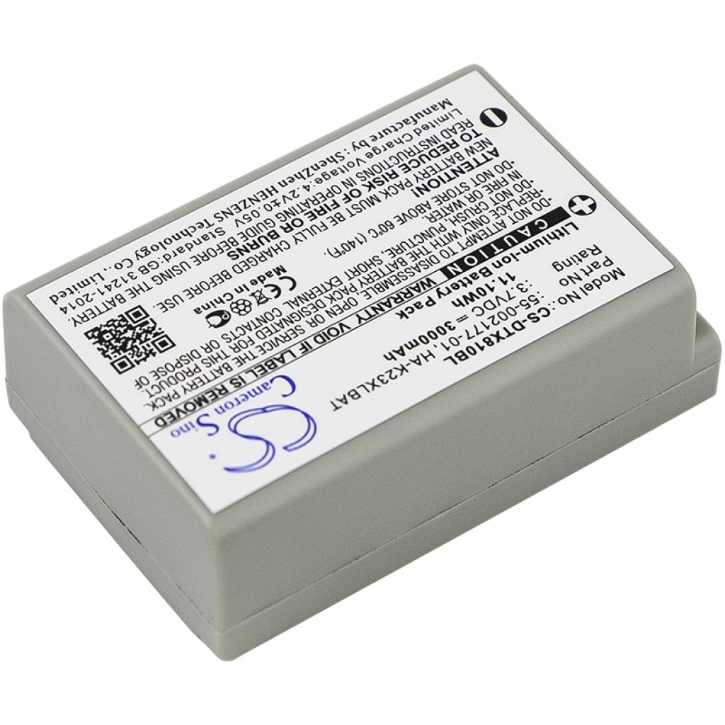 Batterij barcode, scanner Casio CS-DTX810BL