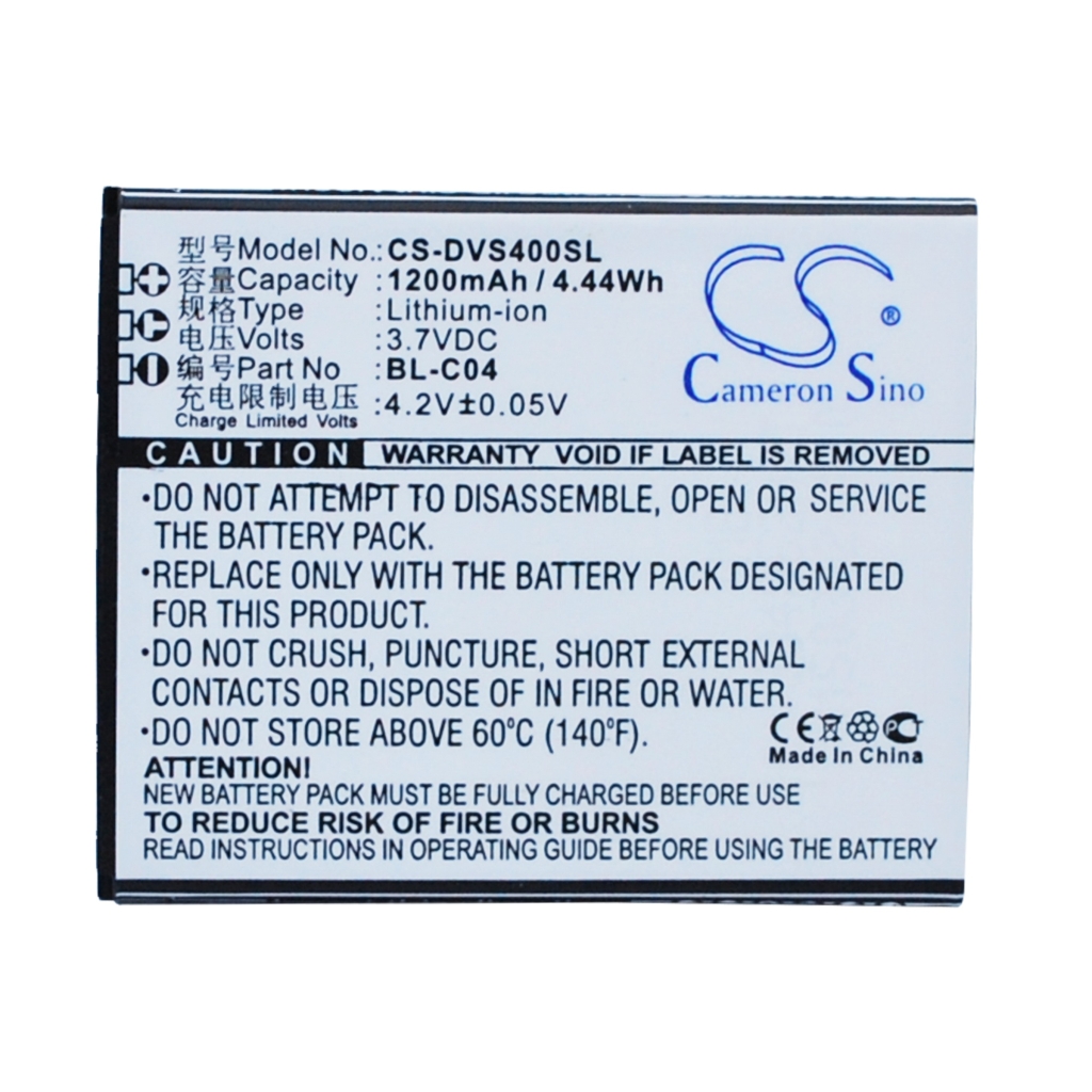 Batterij voor mobiele telefoon DOOV CS-DVS400SL