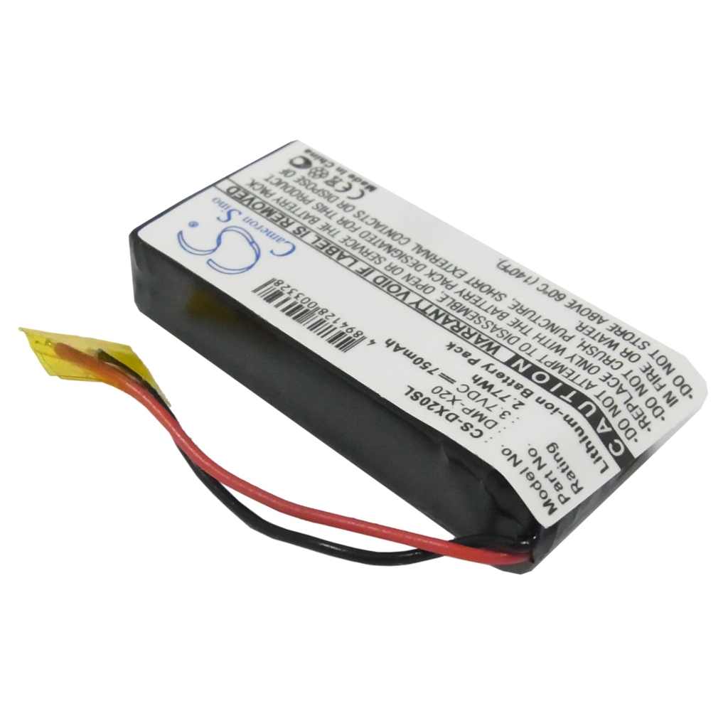 Batterij voor MP3, MP4, PMP Gateway CS-DX20SL