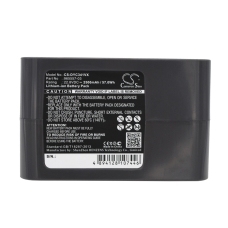 Compatibele batterijvervanging voor Dyson 202932-01,202932-02,202932-05,202932-06,917083-01...