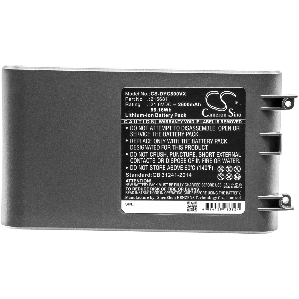 Batterijen Smart Home Batterij CS-DYC800VX