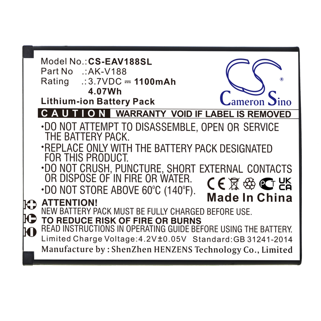 Batterij voor mobiele telefoon Emporia CS-EAV188SL