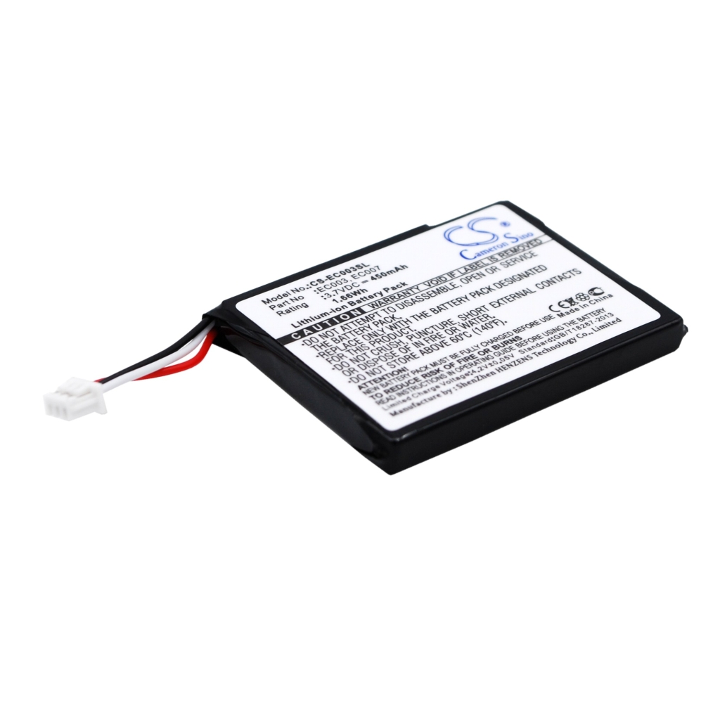 Batterij voor MP3, MP4, PMP Apple CS-EC003SL