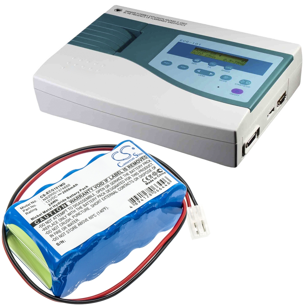 Medische Batterij Biocare CS-ECG101MD