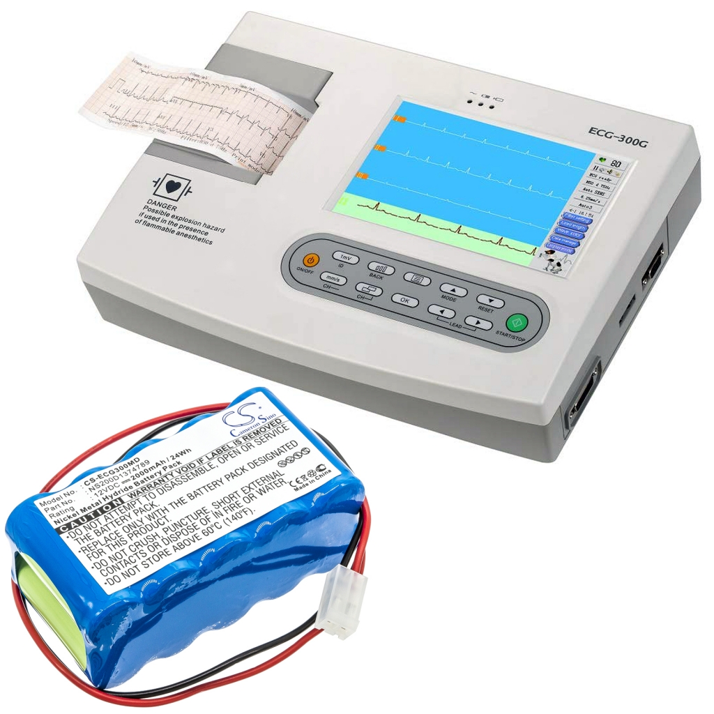 Medische Batterij Cardipia CS-ECG300MD