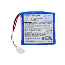 Compatibele batterijvervanging voor Edan 21.21.064149,CM-1200B,CM1200B,HYLB-102,SE-601A...