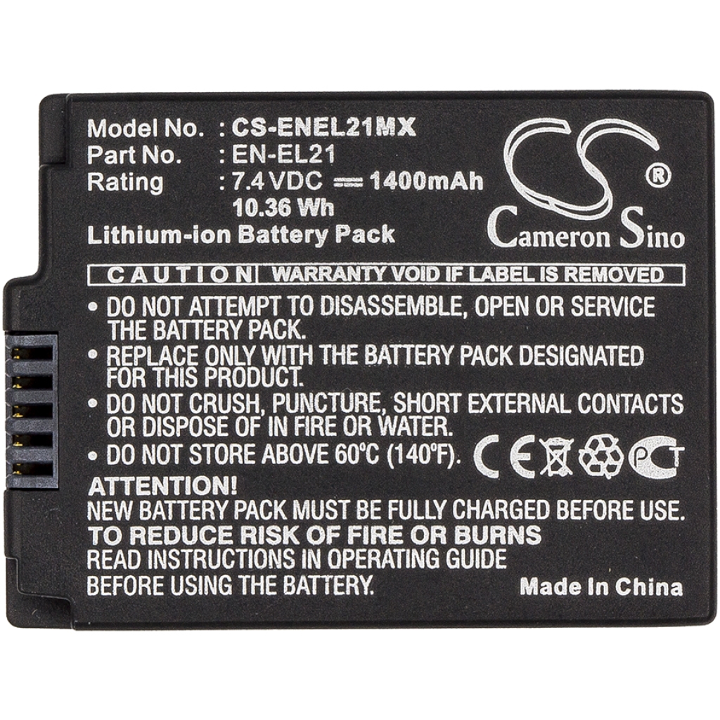 Batterij voor camera Nikon CS-ENEL21MX