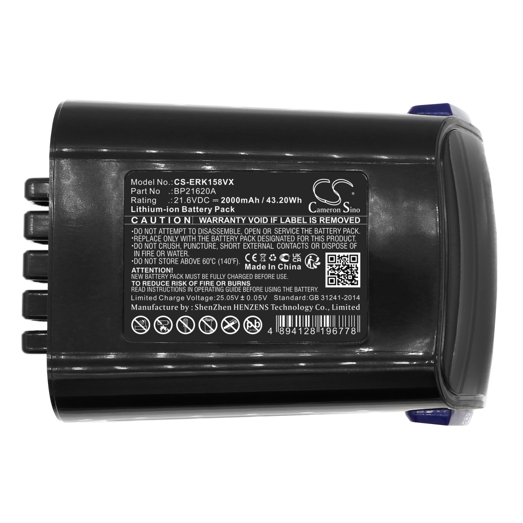 Batterijen Vervangt BP21620A