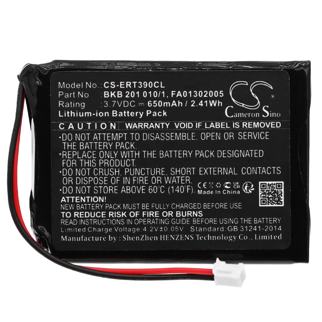 Batterijen Vervangt FA01302005