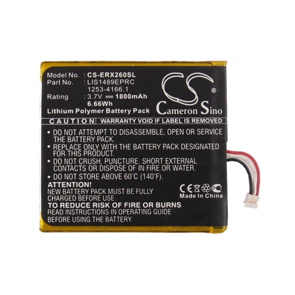 Batterij voor mobiele telefoon Sony Ericsson CS-ERX260SL