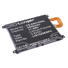 Compatibele batterijvervanging voor Sony Ericsson 1588-4170,AGPB011-A001,LIS1525ERPC