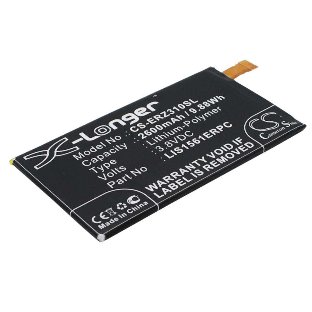 Compatibele batterijvervanging voor Sony Ericsson LIS1561ERPC