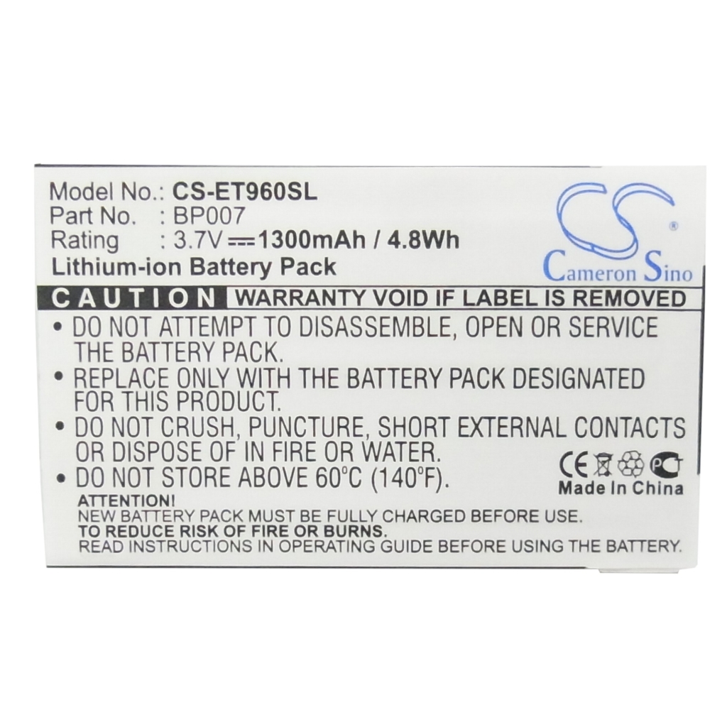 Batterij voor mobiele telefoon Lenovo CS-ET960SL