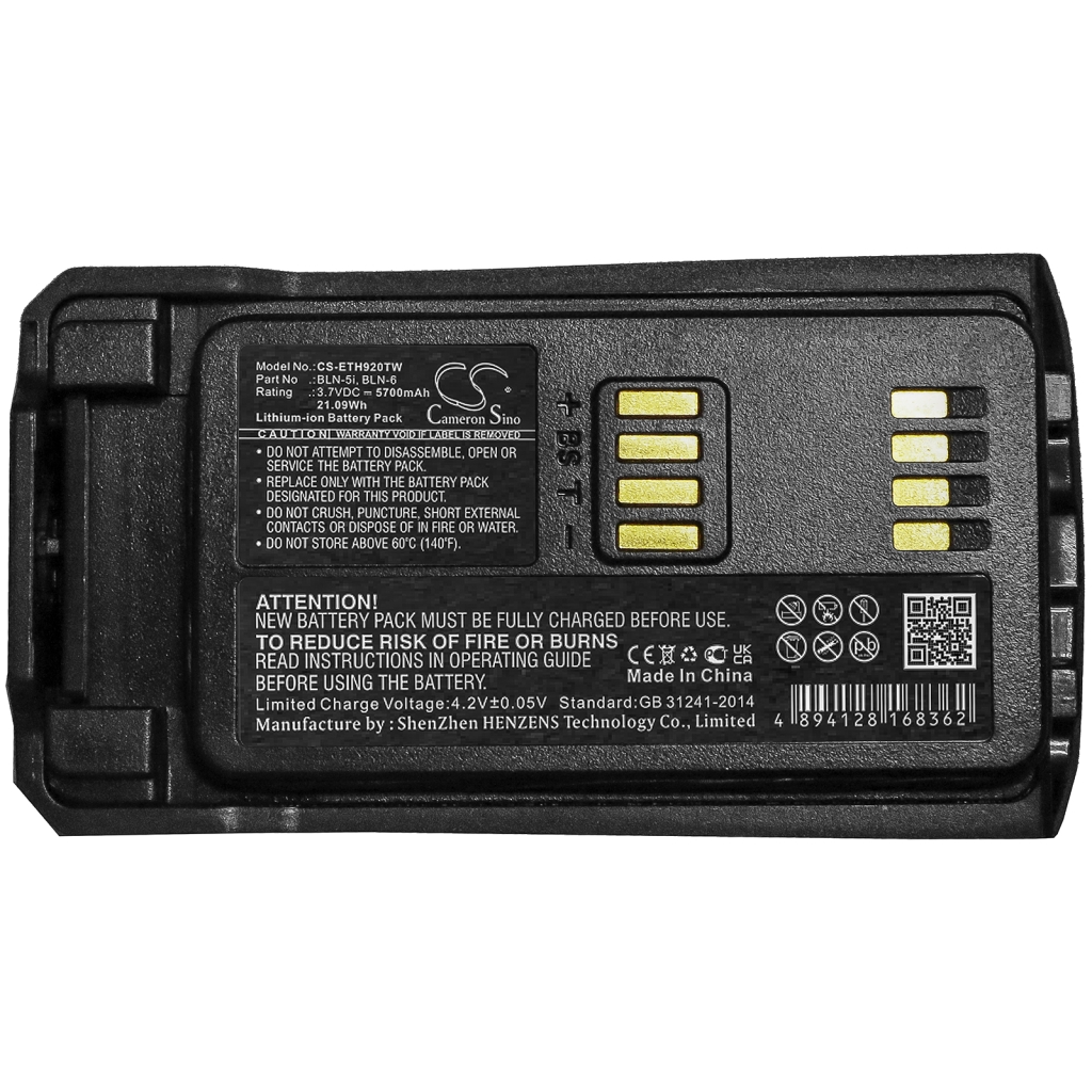 Batterijen Vervangt BLN-5i