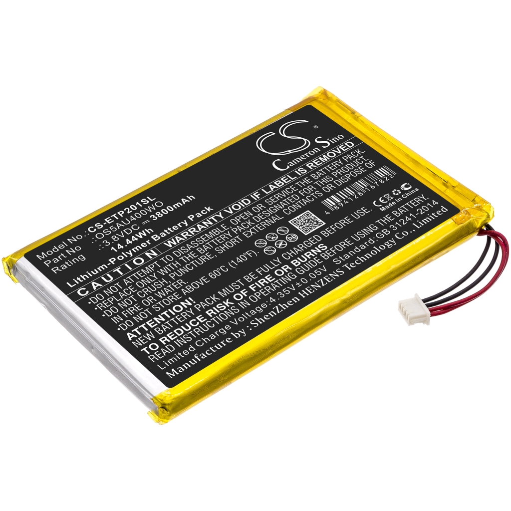 Tablet batterijen Enspert CS-ETP201SL